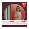 Dark Red Suede Mat Board for 24x24 Frames - Circle Opening for 20x20 Photos
